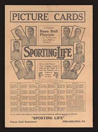 1910 Sporting Life Adv Poster